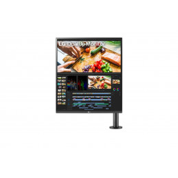 LG 28MQ780-B tietokoneen litteä näyttö Quad HD 70,1 cm (27.6") 2560 x 2880 pikseliä IPS Musta