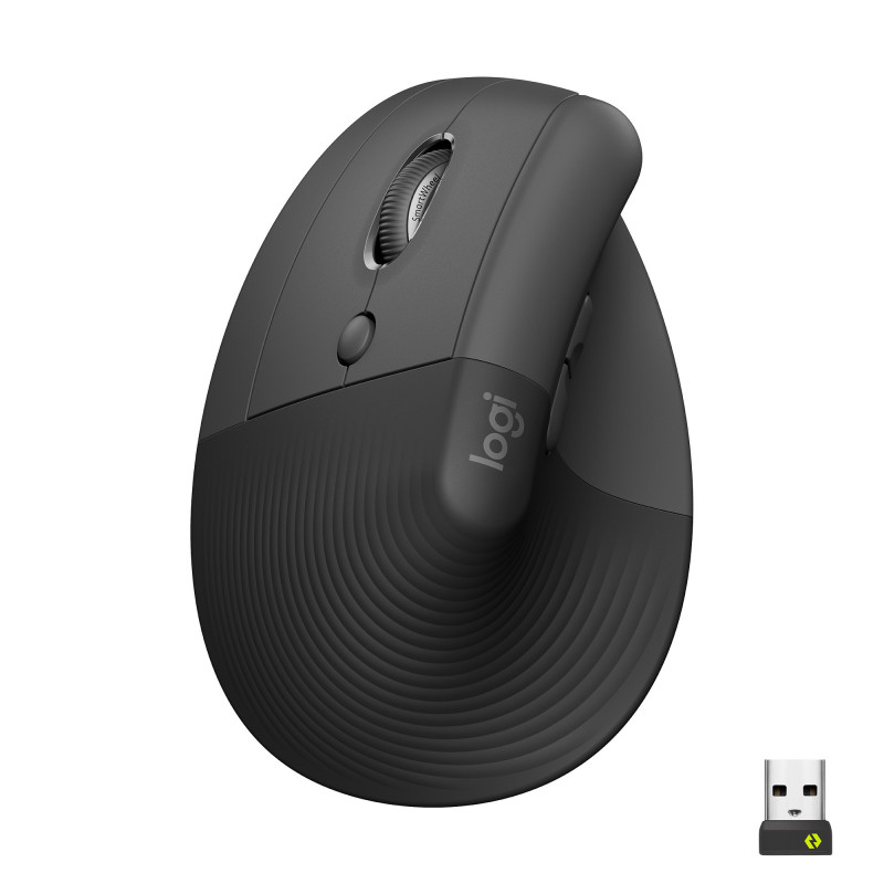 Logitech Lift hiiri Vasenkätinen RF Wireless + Bluetooth Optinen 4000 DPI