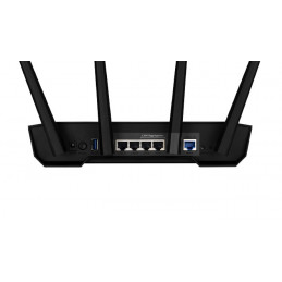 ASUS 90IG0790-MO3B00 langaton reititin Gigabitti Ethernet Kaksitaajuus (2,4 GHz 5 GHz) Musta, Oranssi