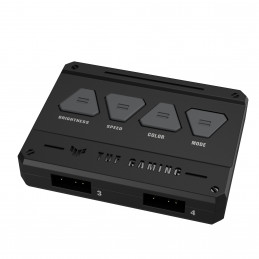 ASUS TUF Gaming TF120 ARGB Fan - Triple Fan Kit with ARGB Controller Tietokonekotelo Ilmanjäähdytin 12 cm Musta
