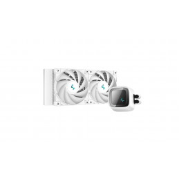 DeepCool LS520 WH Suoritin All-in-one-nesteenjäähdytin 12 cm Valkoinen 1 kpl