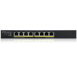 Zyxel GS1915-8EP Hallittu L2 Gigabit Ethernet (10 100 1000) Power over Ethernet -tuki Musta