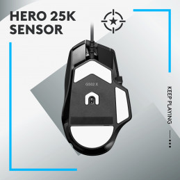 Logitech G G502 X hiiri Oikeakätinen USB A-tyyppi Optinen 25600 DPI