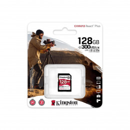 Kingston Technology Canvas React Plus 128 GB SD UHS-II Luokka 10
