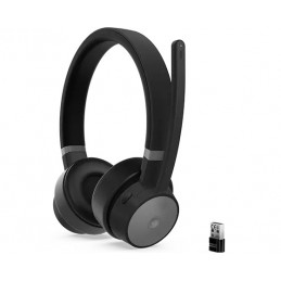 Lenovo Go Wireless ANC Kuulokkeet Langallinen & langaton Pääpanta Toimisto puhelukeskus USB Type-C Bluetooth Musta