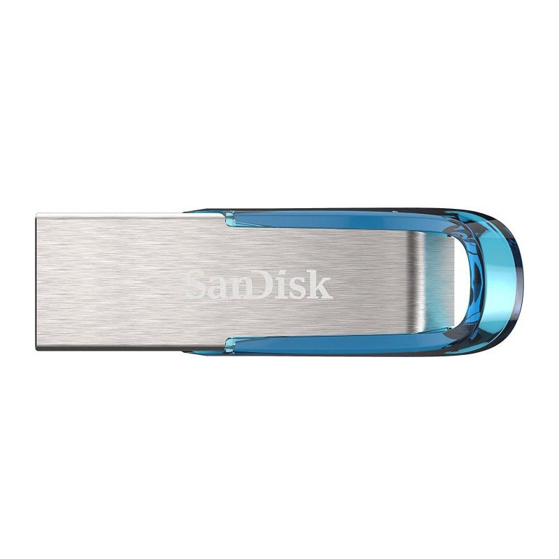 SanDisk Ultra Flair USB-muisti 32 GB USB A-tyyppi 3.2 Gen 1 (3.1 Gen 1) Sininen, Hopea