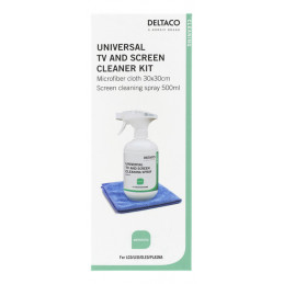 Deltaco CK1025 laitteiston puhdistusväline LCD LED Plasma, LCD TFT Plasma, Matkapuhelin älypuhelin, Tablet PC Laitteiden