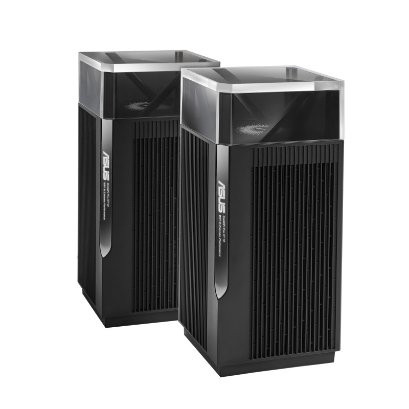 ASUS ZenWiFi Pro XT12(2-PK) Kolmikaista (2,4 GHz 5 GHz 5 GHz) Wi-Fi 6 (802.11ax) Musta 4 Sisäinen