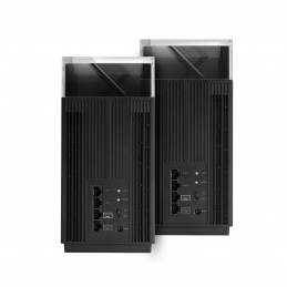 ASUS ZenWiFi Pro XT12(2-PK) Kolmikaista (2,4 GHz 5 GHz 5 GHz) Wi-Fi 6 (802.11ax) Musta 4 Sisäinen