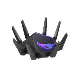 ASUS ROG Rapture GT-AXE16000 langaton reititin 10 Gigabit Ethernet Kolmikaista (2,4 GHz 5 GHz 6 GHz) Musta
