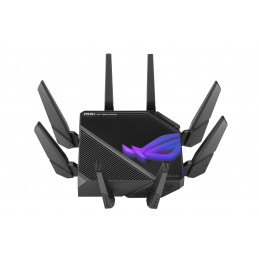 ASUS ROG Rapture GT-AXE16000 langaton reititin 10 Gigabit Ethernet Kolmikaista (2,4 GHz 5 GHz 6 GHz) Musta