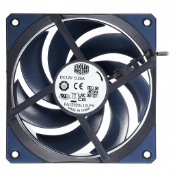 Cooler Master Mobius 120 Tietokonekotelo Tuuletin 12 cm Musta