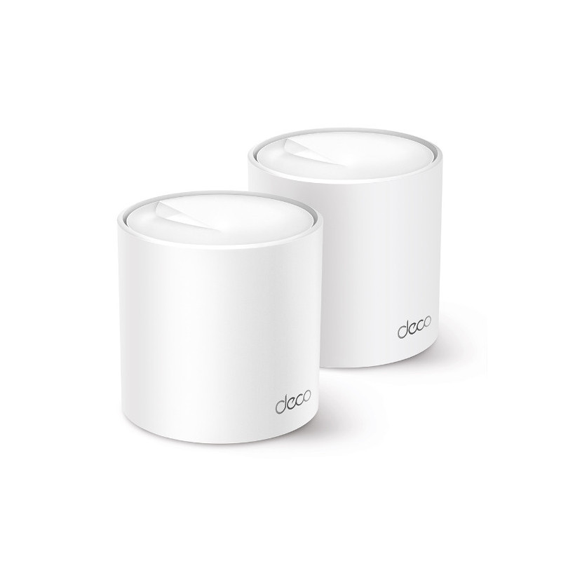 TP-Link Deco X50 (2-pack) Kaksitaajuus (2,4 GHz 5 GHz) Wi-Fi 6 (802.11ax) Valkoinen 3 Sisäinen