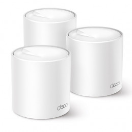 TP-Link Deco X50 (3-pack) Kaksitaajuus (2,4 GHz 5 GHz) Wi-Fi 6 (802.11ax) Valkoinen Sisäinen