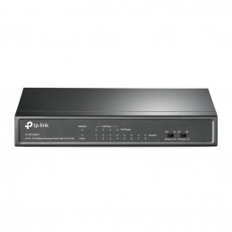 TP-Link TL-SF1008LP verkkokytkin Hallitsematon Fast Ethernet (10 100) Power over Ethernet -tuki Musta