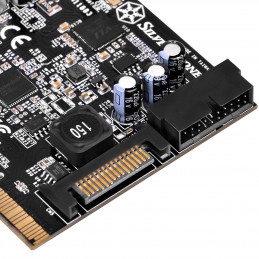 Silverstone ECU05 liitäntäkortti -sovitin Sisäinen USB 3.2 Gen 1 (3.1 Gen 1)