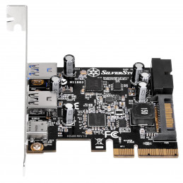 Silverstone ECU05 liitäntäkortti -sovitin Sisäinen USB 3.2 Gen 1 (3.1 Gen 1)
