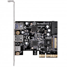 Silverstone ECU05 liitäntäkortti -sovitin Sisäinen USB 3.2 Gen 1 (3.1 Gen 1)