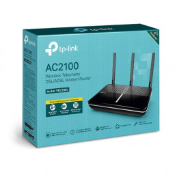 TP-Link Archer VR2100v langaton reititin Gigabitti Ethernet Kaksitaajuus (2,4 GHz 5 GHz) 4G Musta