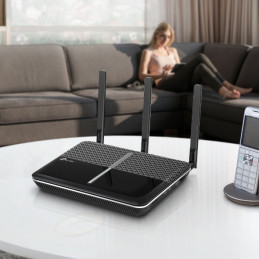 TP-Link Archer VR2100v langaton reititin Gigabitti Ethernet Kaksitaajuus (2,4 GHz 5 GHz) 4G Musta