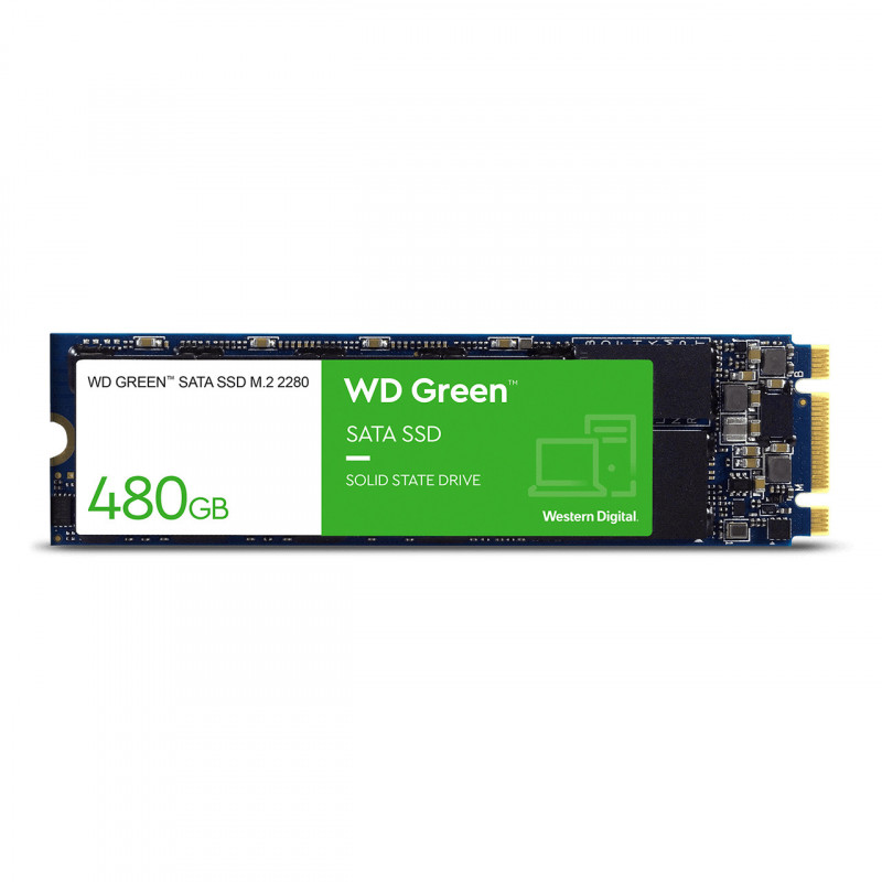 Western Digital Green WDS480G3G0B SSD-massamuisti M.2 480 GB Serial ATA III