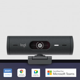 Logitech Brio 500 verkkokamera 4 MP 1920 x 1080 pikseliä USB-C Grafiitti
