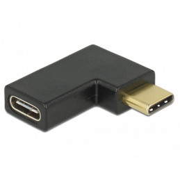 DeLOCK 65915 kaapelin sukupuolenvaihtaja 1 x USB Type-C Male 1 x USB 3.1 Gen 2 Type-C™ female Musta