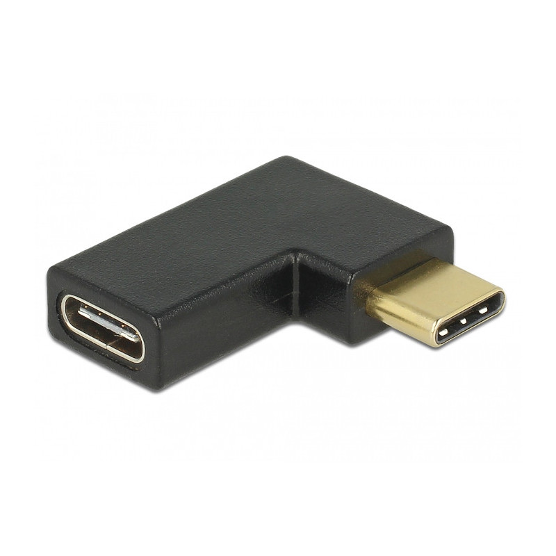 DeLOCK 65915 kaapelin sukupuolenvaihtaja 1 x USB Type-C Male 1 x USB 3.1 Gen 2 Type-C™ female Musta