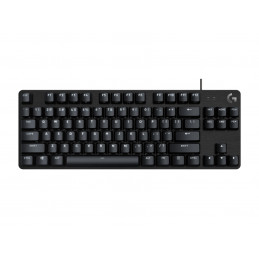 Logitech G G413 TKL SE näppäimistö USB QWERTY Tanska, Suomi, Pohjoismainen, Ruotsi Musta