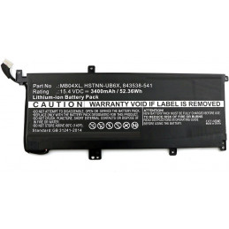 CoreParts MBXHP-BA0166 kannettavan tietokoneen varaosa Akku
