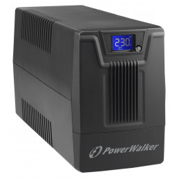 PowerWalker VI 600 SCL FR Linjainteraktiivinen 0,6 kVA 360 W 2 AC-pistorasia(a)