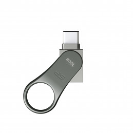 Silicon Power Mobile C80 USB-muisti 16 GB USB Type-A   USB Type-C 3.2 Gen 1 (3.1 Gen 1) Titaani