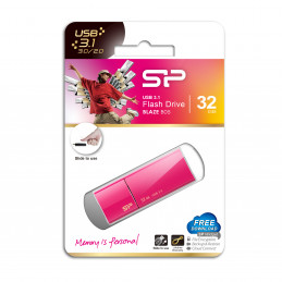 Silicon Power Blaze B05 USB-muisti 32 GB USB A-tyyppi 3.2 Gen 1 (3.1 Gen 1) Vaaleanpunainen