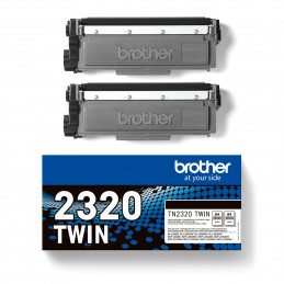 Brother TN-2320TWIN värikasetti 1 kpl Alkuperäinen Musta