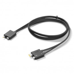 Lenovo 4X91K16970 Thunderbolt-kaapeli 0,7 m 40 Gbit s Musta