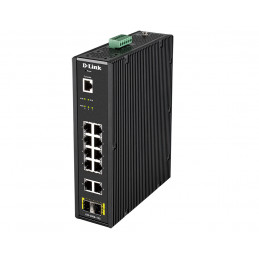 D-Link DIS-200G-12S verkkokytkin Hallittu L2 Gigabit Ethernet (10 100 1000) Musta