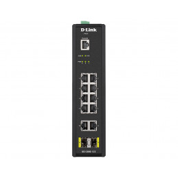 D-Link DIS-200G-12S verkkokytkin Hallittu L2 Gigabit Ethernet (10 100 1000) Musta