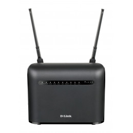 D-Link AC1200 langaton reititin Gigabitti Ethernet Kaksitaajuus (2,4 GHz 5 GHz) 4G Musta