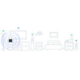 D-Link AC1200 langaton reititin Gigabitti Ethernet Kaksitaajuus (2,4 GHz 5 GHz) 4G Musta