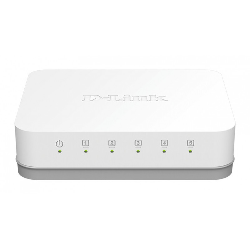 D-Link GO-SW-5G Hallitsematon Gigabit Ethernet (10 100 1000) Valkoinen