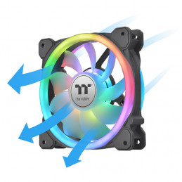 Thermaltake SWAFAN 12 RGB Tietokonekotelo Tuuletin 12 cm Musta 3 kpl
