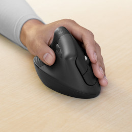 Logitech Lift for Business hiiri Vasenkätinen RF Wireless + Bluetooth Optinen 4000 DPI