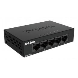 D-Link DGS-105GL E verkkokytkin Hallitsematon Gigabit Ethernet (10 100 1000) Musta