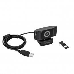 Targus AVC042GL verkkokamera 2 MP 1920 x 1080 pikseliä USB 2.0 Musta