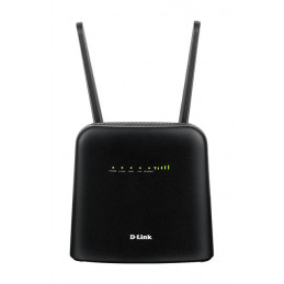 D-Link DWR-960 langaton reititin Gigabitti Ethernet Kaksitaajuus (2,4 GHz 5 GHz) 4G Musta