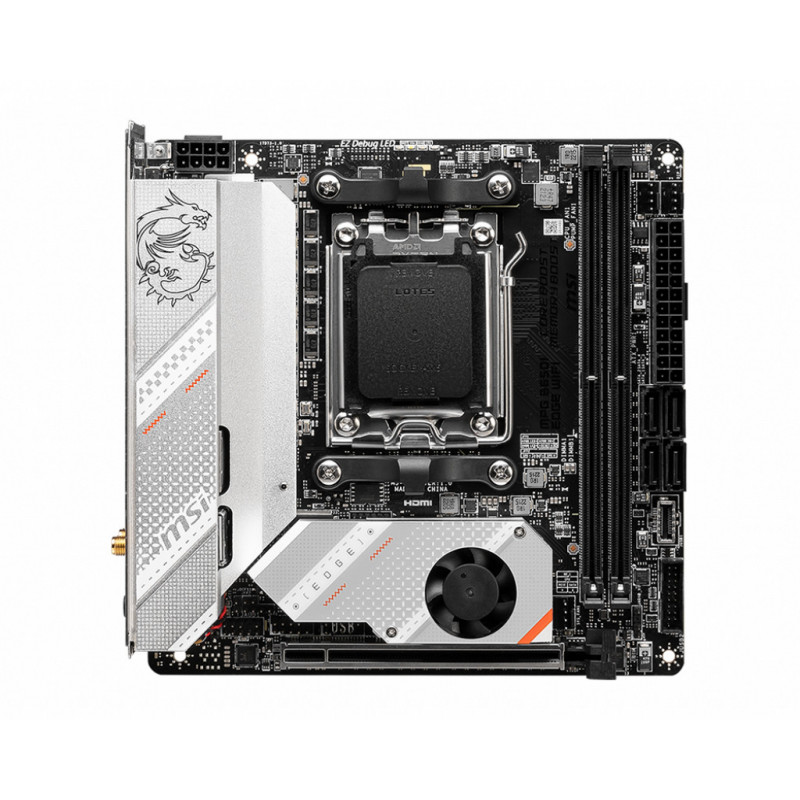 MSI MPG B650I EDGE WIFI emolevy AMD B650 Pistoke AM5 mini ATX