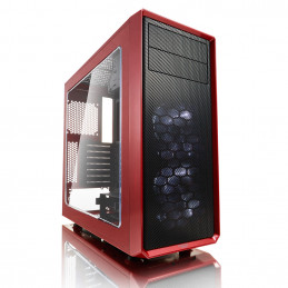 Fractal Design Focus G Midi Tower Musta, Punainen