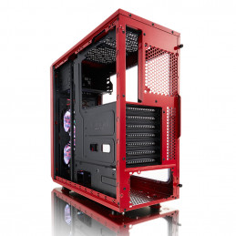 Fractal Design Focus G Midi Tower Musta, Punainen