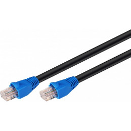 Goobay CAT 6 U UTP 30m verkkokaapeli Musta Cat6 U UTP (UTP)