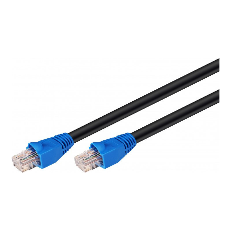 Goobay CAT 6 U UTP 30m verkkokaapeli Musta Cat6 U UTP (UTP)